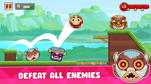 Ball's Journey 6 - Red Bounce Ball Heroes 1.1.0 screenshots 2