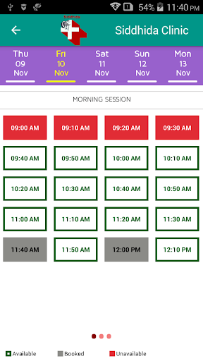 Siddhida Clinic Screen 2