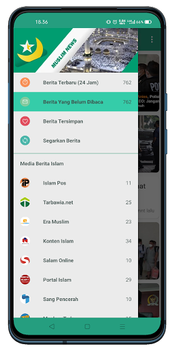 Android application Berita Umat Islam : Muslim New screenshort