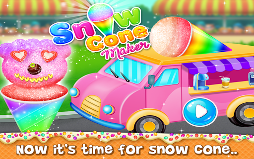 Android application Snow Cone Maker - Summer Food screenshort