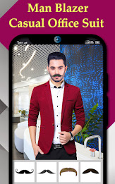 Man blazer casual office suit poster 4