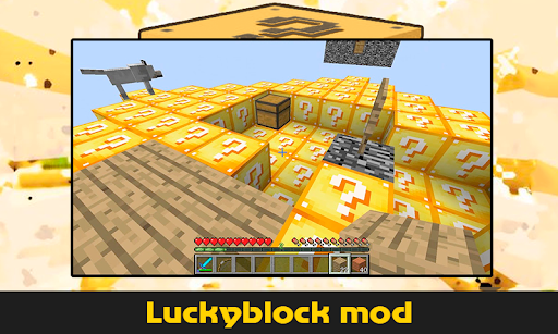 Android application Lucky Block Mod for Minecraft screenshort
