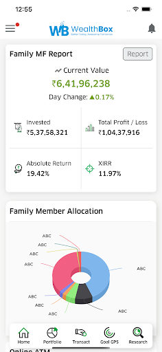 Android application WealthBox Investments screenshort