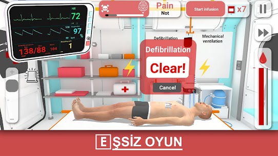 Doktor oyunları   Ambulans 911 hileli Apk 2022 4