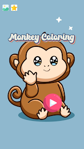 Colorful Monkeys Coloring