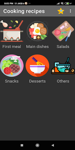 Android application Cooking recipes for every day screenshort