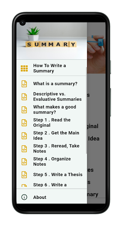 How To Write a Summary - 1.0.0 - (Android)