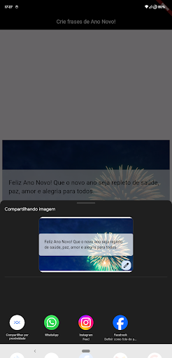 Frases de Ano Novo Screen 2