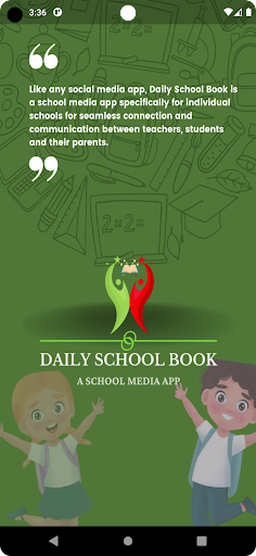 Android application Daily School Book screenshort