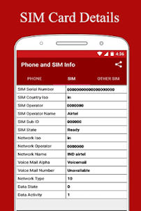 Phone and SIM Info