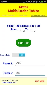 Math Tables with Quiz - Audio – Apps no Google Play