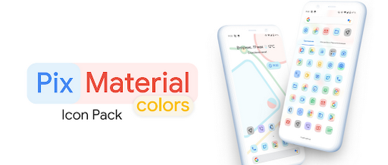 Pix Material Colors Icon Pack