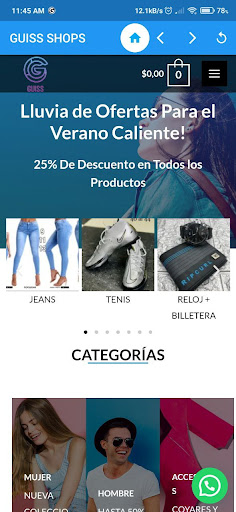 GUISS SHOPS Screen 3