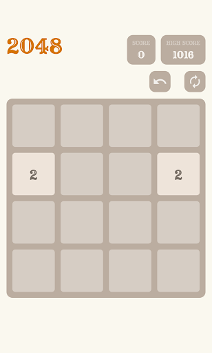 2048 game Screen 3