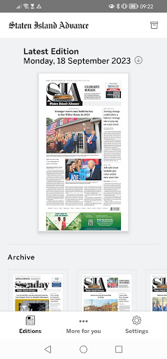Android application Staten Island Advance screenshort