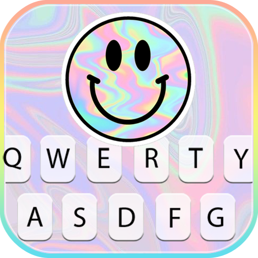 Laser Smiley Face Theme logo