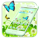 Butterfly Green Nature Theme icon