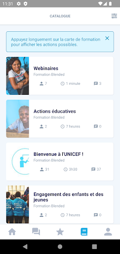 UNICEF Académie Screen 3