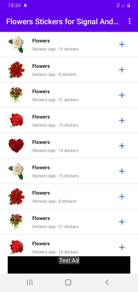 Flowers Stickers for Signal  And WhatsAppのおすすめ画像1