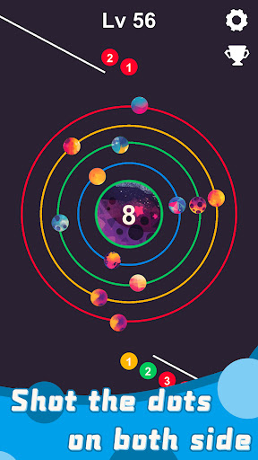 Android application Dots Order 2 - Dual Orbits screenshort