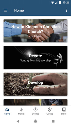 Android application Kingman Christian Church screenshort