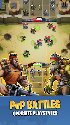 Merge Punk: Tower Defense TD - Screenshot 1
