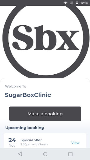 Android application SugarBoxClinic screenshort