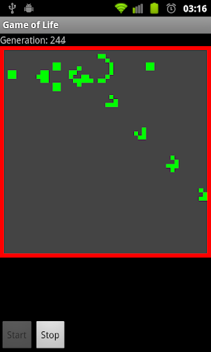 Android application Game of Life screenshort