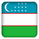 Selfie with Uzbekistan flag icon