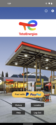 Screenshot of TotalEnergies E-Wallet