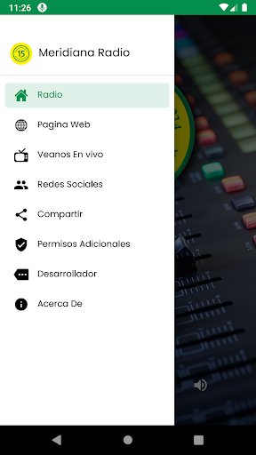Meridiana Radio Screen 3