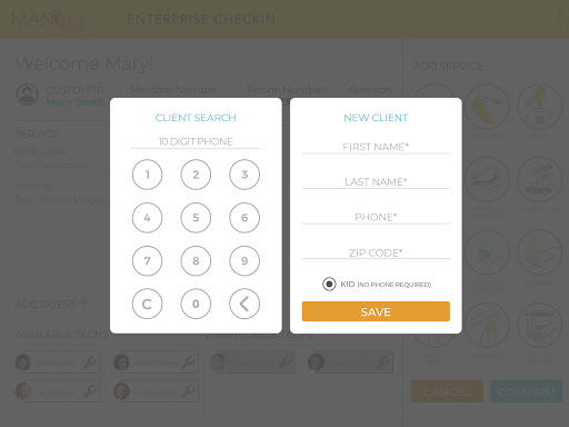 Mango Checkin Screen 3