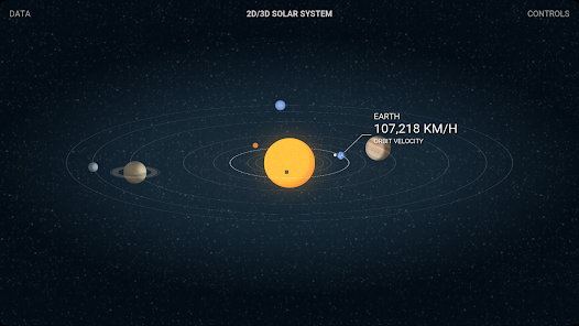 Captura de Pantalla 1 2D / 3D Solar System android