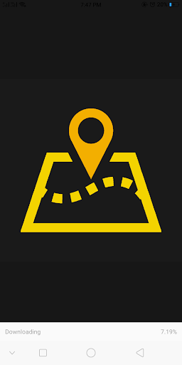 Android application location tracker screenshort