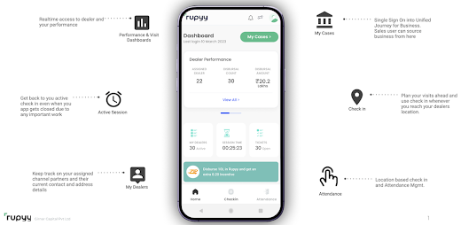 Android application digiBuddy screenshot