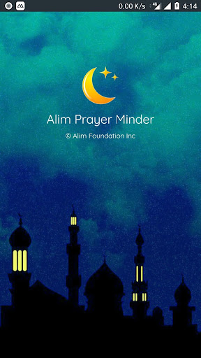 Android application Alim Prayer Minder screenshort