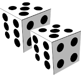 Two Dice: Simple free 3D dice icon