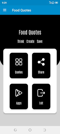 Android application Food Quotes App screenshort