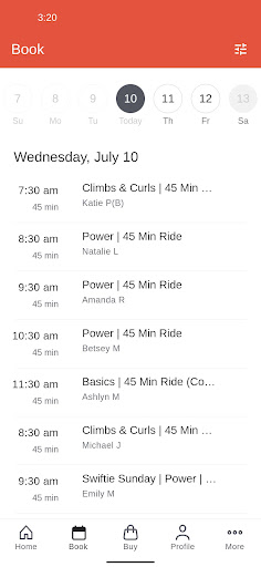 MOJO CYCLING STUDIO Screen 2