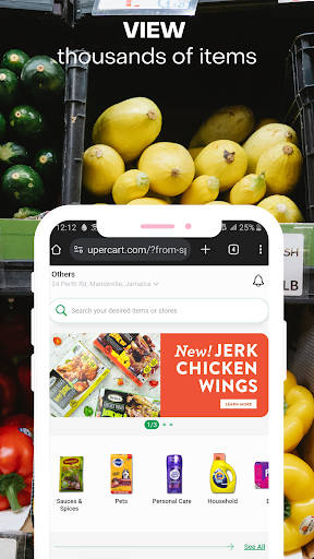 Upercart - Grocery Delivery Screen 2
