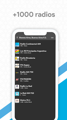 Radios Argentina Screen 2