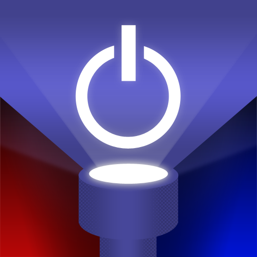 Flashlight timer police SOS Logo