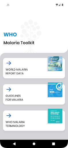 Android application World Malaria Toolkit screenshort