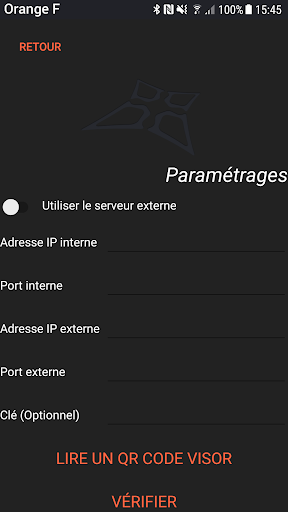 Visor Access Screen 3