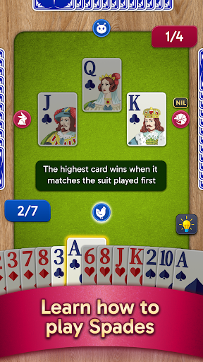 Android application Spades Stars - Card Game screenshort