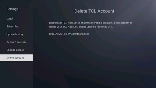 Screenshot of User Center