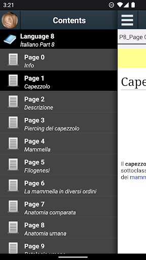 Anteprima dell'app