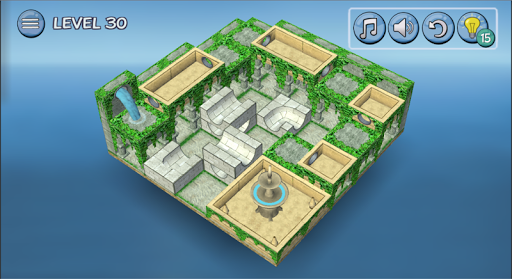 Flow Water Fountain 3D Puzzle - Puzzle - games