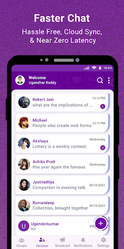 GroupINApp Screen 2