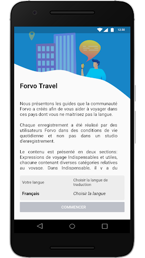 Aperçu de l'application